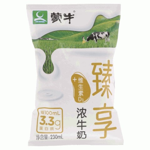 蒙牛臻享浓牛奶