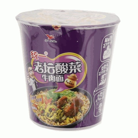 统一老坛酸菜牛肉面方便面