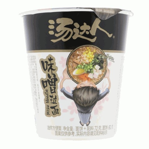 汤达人味噌拉面（面饼 配料72克）