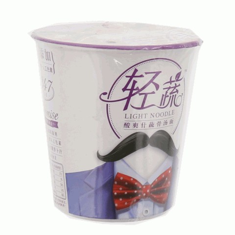统一轻蔬酸爽什蔬骨汤面方便面
