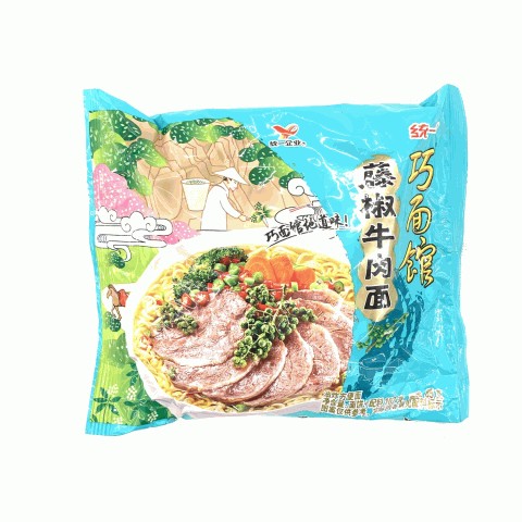 统一巧面馆藤椒牛肉面