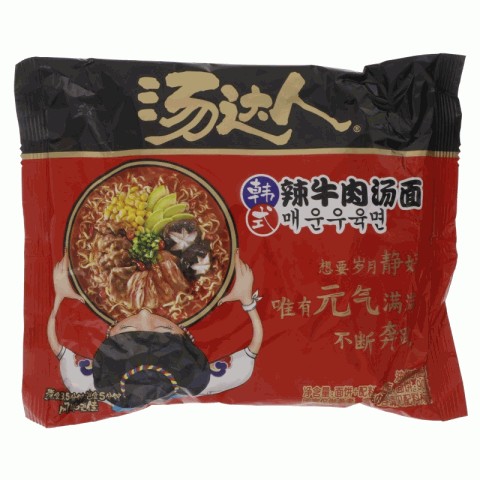 汤达人韩式辣牛肉汤面
