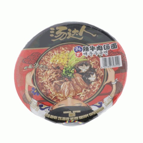 统一汤达人韩式辣牛肉汤面127克