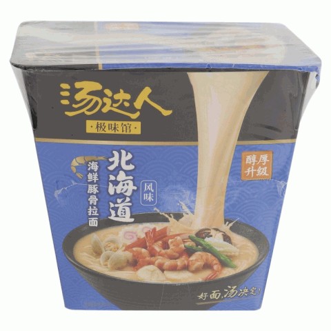 汤达人北海道风味海鲜豚骨拉面