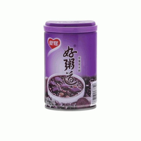 紫薯紫米粥