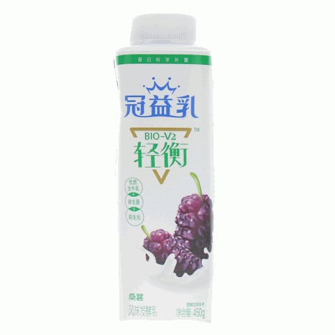 蒙牛BIO-V2轻衡冠益乳桑葚风味发酵乳