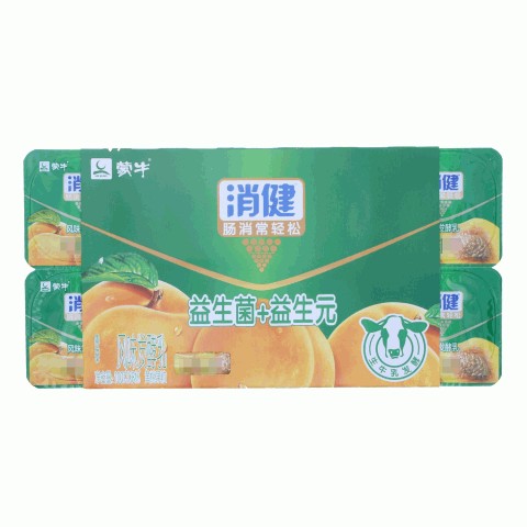 蒙牛消健黄桃果粒益生菌 益生元风味发酵乳