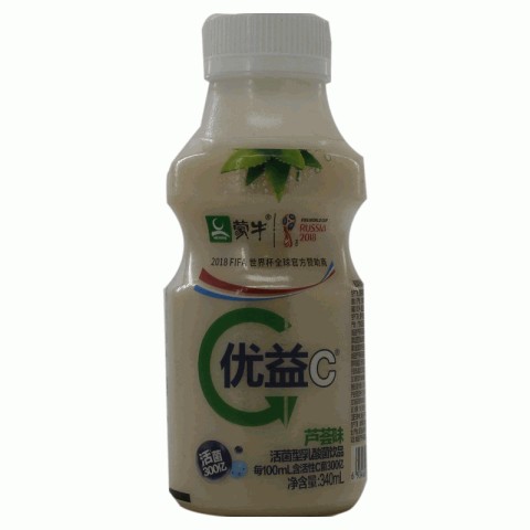 优益C活菌型乳酸菌饮品芦荟味