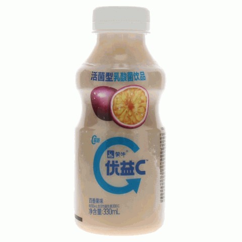 蒙牛优益C百香果味活菌型乳酸菌饮品