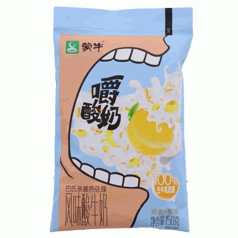 蒙牛燕麦 黄桃风味酸牛奶