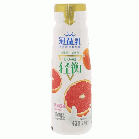 冠益乳轻衡清爽西柚风味发酵乳