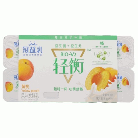 冠益乳轻衡黄桃风味发酵乳