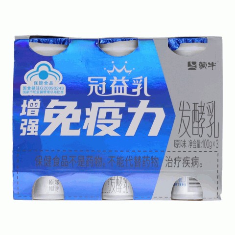 蒙牛冠益乳原味发酵乳