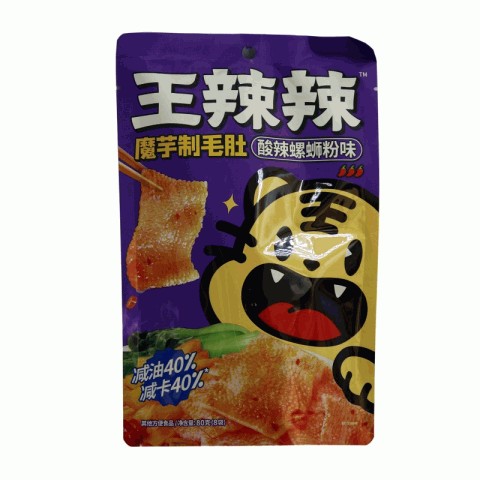 王辣辣魔芋制毛肚(酸辣螺蛳粉味)