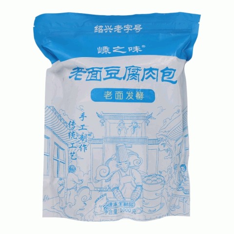 嵊之味老面发酵老面豆腐肉包