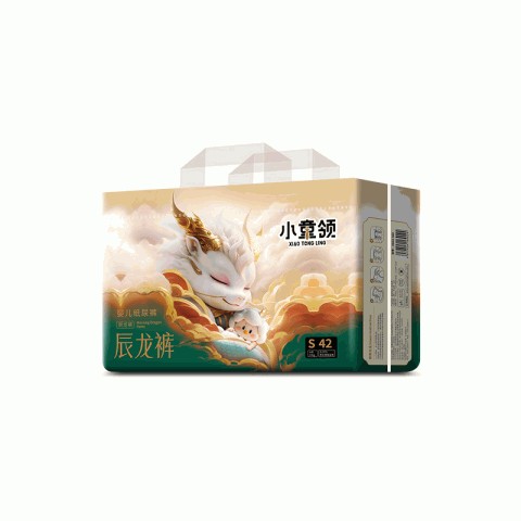 小童领辰龙裤纸尿裤S
