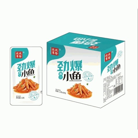 玖玖零拾劲爆小鱼（酱汁味）