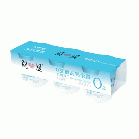 简爱0蔗糖高钙滑滑100g*3