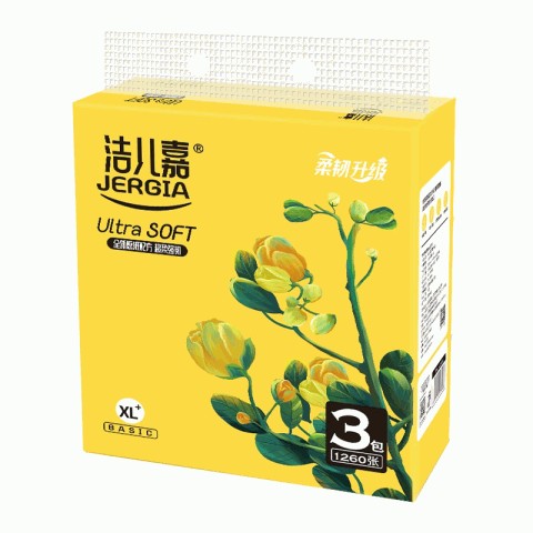 洁儿嘉牌面巾纸