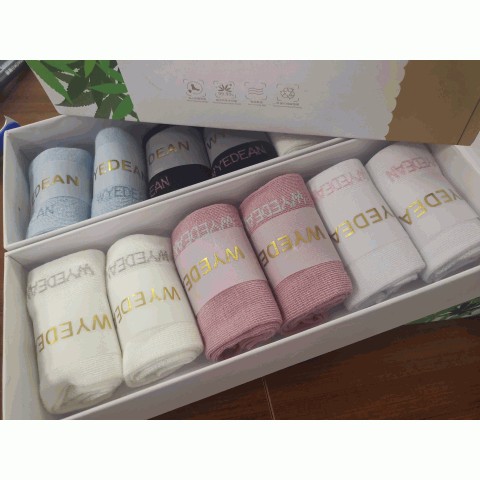 长效抗菌麻棉休闲女袜