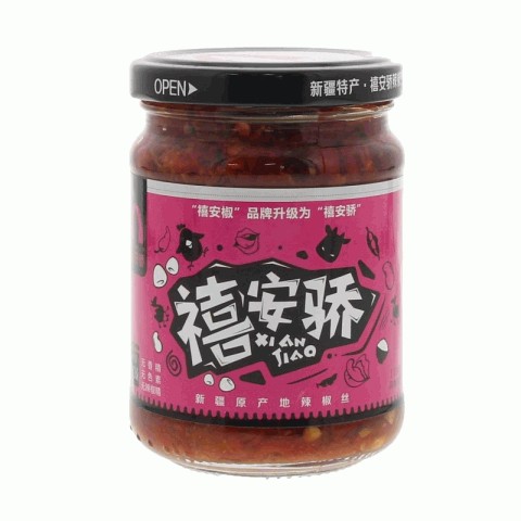 禧安骄雪莲辣椒丝（即食类半固态复合调味料）