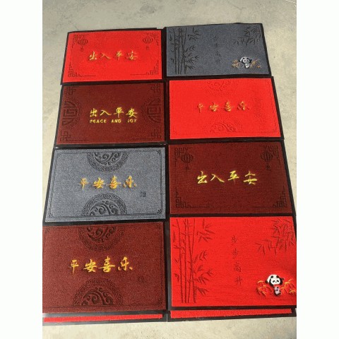 硬丝平圈绣花50*80