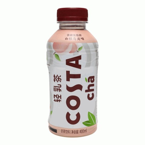 COSTA COFFEE白桃乌龙味轻乳茶奶茶饮料