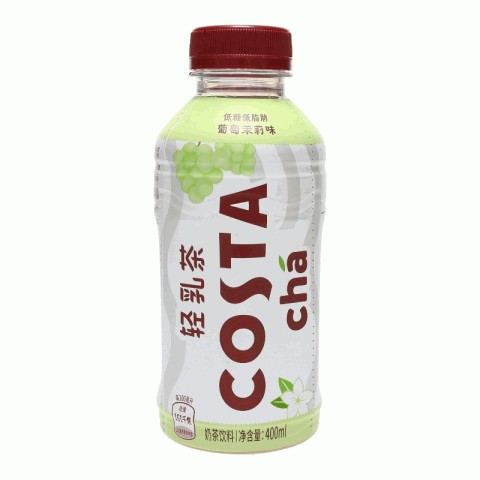 COSTA COFFEE葡萄茉莉味轻乳茶奶茶饮料