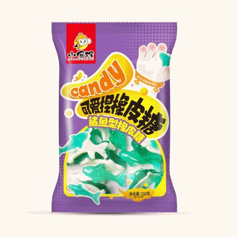 110克鲨鱼型橡皮糖
