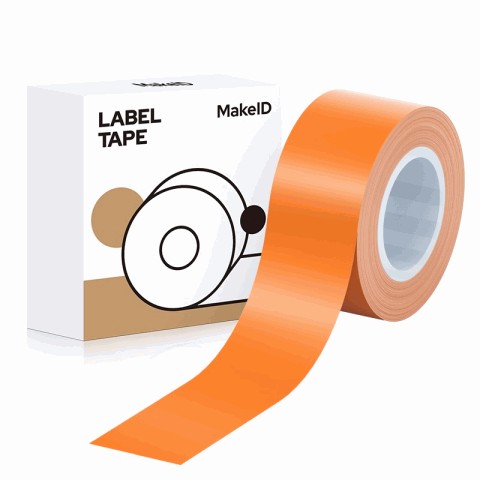 Makeid L-1603 16mm*4m 4m/卷 标签纸 （计价单位：卷） 南瓜橘